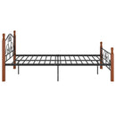 sengeramme 120x200 cm metal sort