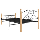 sengeramme 90x200 cm metal sort