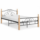 sengeramme 120x200 cm metal sort