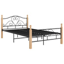 sengeramme 120x200 cm metal sort