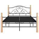 sengeramme 120x200 cm metal sort