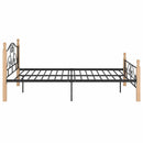 sengeramme 120x200 cm metal sort