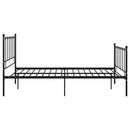 sengestel 120x200 cm metal sort
