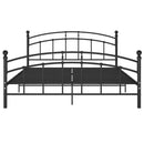 sengestel 160x200 cm metal sort