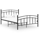 sengestel 200x200 cm metal sort