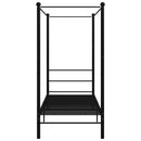 sengestel til himmelseng 90x200 cm metal sort