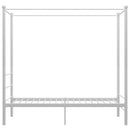sengestel til himmelseng 90x200 cm metal hvid