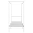 sengestel til himmelseng 90x200 cm metal hvid