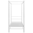 sengestel til himmelseng 90x200 cm metal hvid