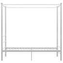 sengestel til himmelseng 90x200 cm metal hvid