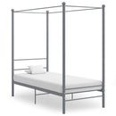sengestel til himmelseng 90x200 cm metal grå