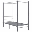 sengestel til himmelseng 90x200 cm metal grå