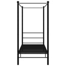 sengestel til himmelseng 100x200 cm metal sort