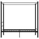 sengestel til himmelseng 100x200 cm metal sort