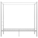 sengestel til himmelseng 100x200 cm metal hvid