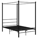 sengestel til himmelseng 120x200 cm metal sort