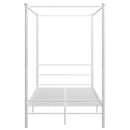 sengestel til himmelseng 120x200 cm metal hvid