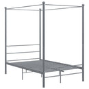 sengestel til himmelseng 120x200 cm metal grå