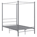 sengestel til himmelseng 120x200 cm metal grå