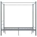 sengestel til himmelseng 120x200 cm metal grå