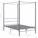 sengestel til himmelseng 120x200 cm metal grå