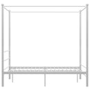 sengestel til himmelseng 140x200 cm metal hvid