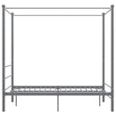 sengestel til himmelseng 140x200 cm metal grå