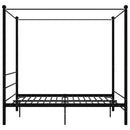 sengestel til himmelseng 160x200 cm metal sort