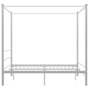 sengestel til himmelseng 160x200 cm metal hvid