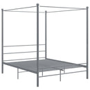sengestel til himmelseng 160x200 cm metal grå