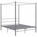sengestel til himmelseng 160x200 cm metal grå