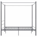 sengestel til himmelseng 160x200 cm metal grå