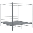 sengestel til himmelseng 180x200 cm metal grå