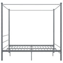 sengestel til himmelseng 180x200 cm metal grå