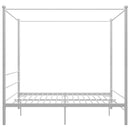 sengestel til himmelseng 200x200 cm metal hvid