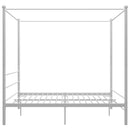 sengestel til himmelseng 200x200 cm metal hvid