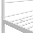 sengestel til himmelseng 200x200 cm metal hvid