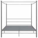 sengestel til himmelseng 200x200 cm metal grå