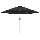 udskiftningsdug til parasol 300 cm sort