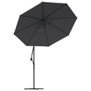 parasoldug til hængeparasol 300 cm sort
