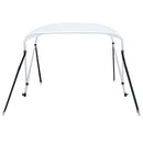 biminitop med 2 buer 180x130x110 cm hvid
