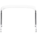 biminitop med 4 buer 243x(230-244)x137 cm hvid