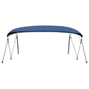 biminitop med 4 buer 243x(230-244)x137 cm marineblå