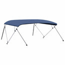 biminitop med 4 buer 243x(230-244)x137 cm marineblå