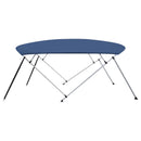 biminitop med 4 buer 243x(230-244)x137 cm marineblå