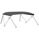 biminitop med 4 buer 243x(230-244)x137 cm antracitgrå