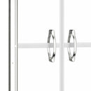 brusedør 101x190 cm klart sikkerhedsglas