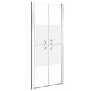 brusedør 71x190 cm delvist matteret sikkerhedsglas