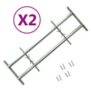 justérbart sikkerhedsgitter til vinduer 2 stk. 1000-1500 mm