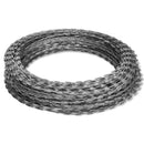 pigtråde 2 stk. 100 m spiralformet galvaniseret stål
